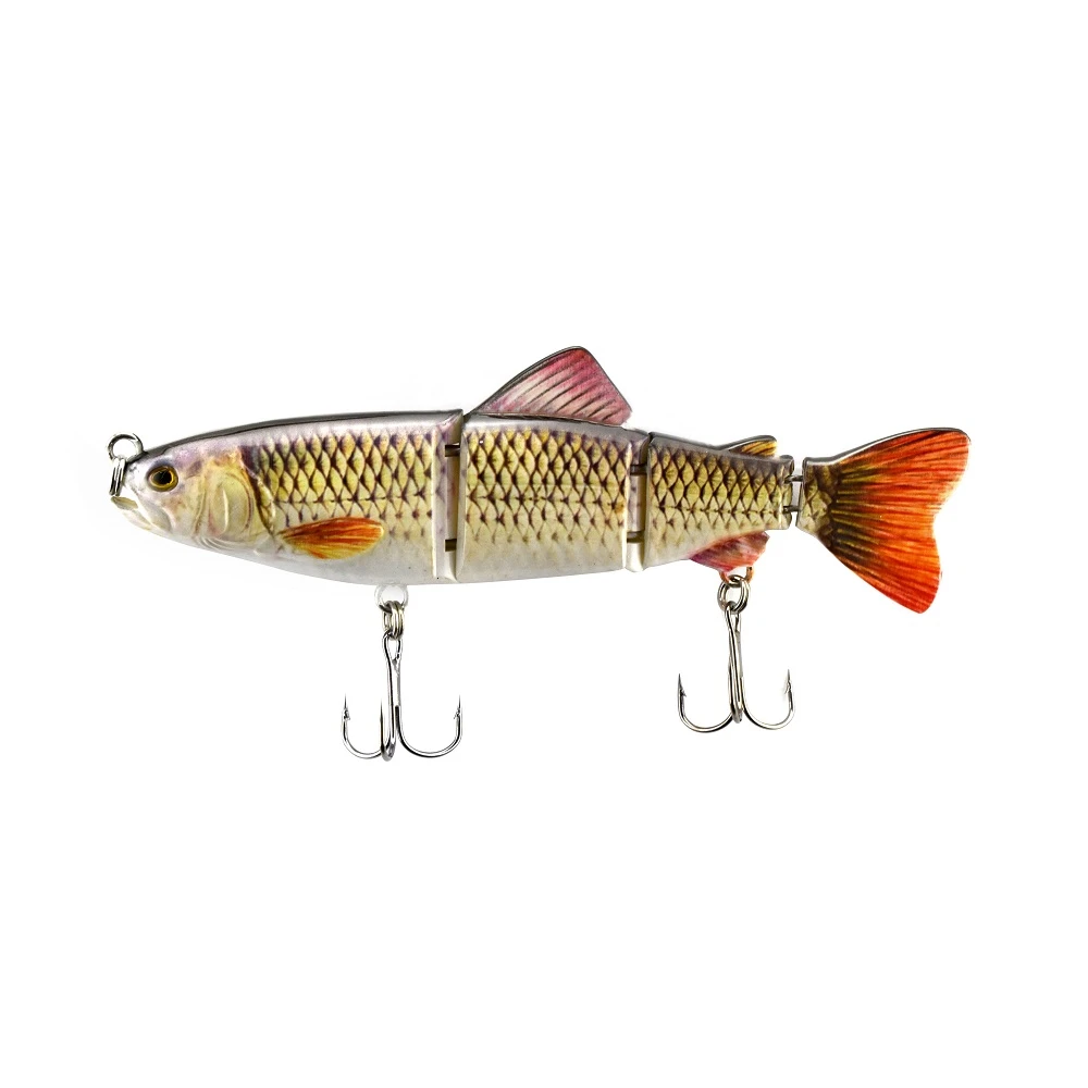 lur16.5cm 42g Lifelike 4 Jointed Sections Fishing Lures Trout Swimbait Fishing Lure Hard Bait metal connected Fishing Tackle
