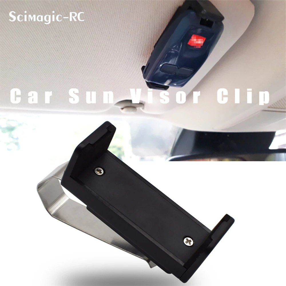 Car Sun Visor Clip Holder Mount Stand 47-68mm for Garage Door remote control Car Key Gate Quick installation