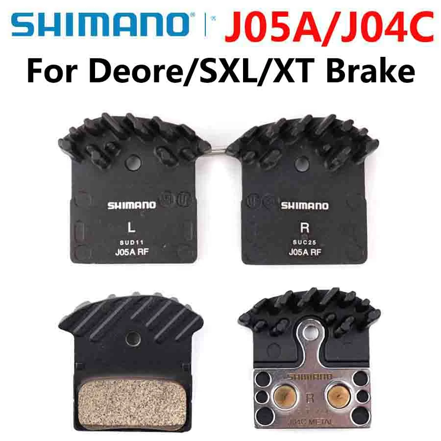 SHIMANO J03A J04C Brake Pads DEORE XT SLX XTR DEORE J03A J04C Cooling Fin Ice Tech Brake Pad M785 M675 M7000 M8000 M6000 M9000