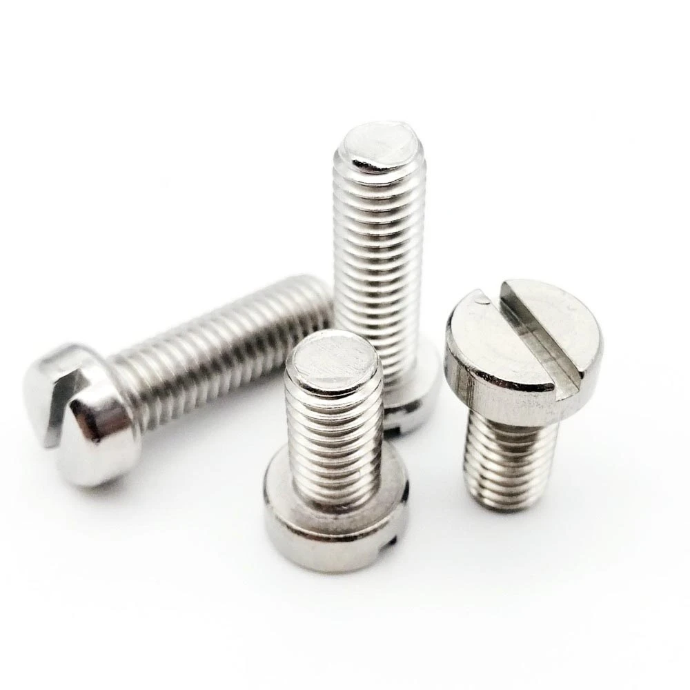 10/50pcs M1.6 M2 M2.5 M3 M4 M5 M6 304 A2-70 stainless steel GB65 Slotted Cap Head Slot Column Round Cheese Head Screw Bolt