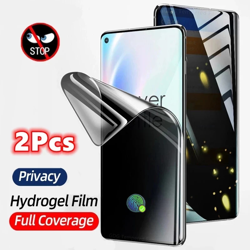 1-2Pc Anti Spy Hydrogel Film for Samsung Galaxy S21 S20 Note 20 Ultra Note10 S10 Plus S20 Fe S9 S8 Plus Privacy Screen Protector