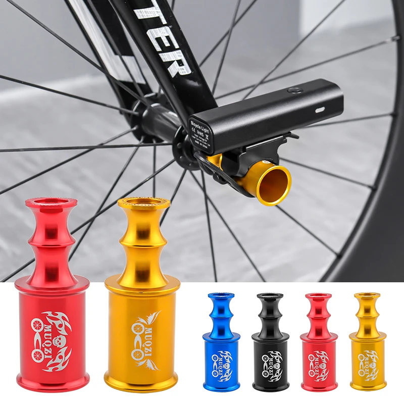 MUQZI Bicycle Hub Quick Release Axis Front Wheel Lamp Holder Cycling Bike Extender Extension Light Mount