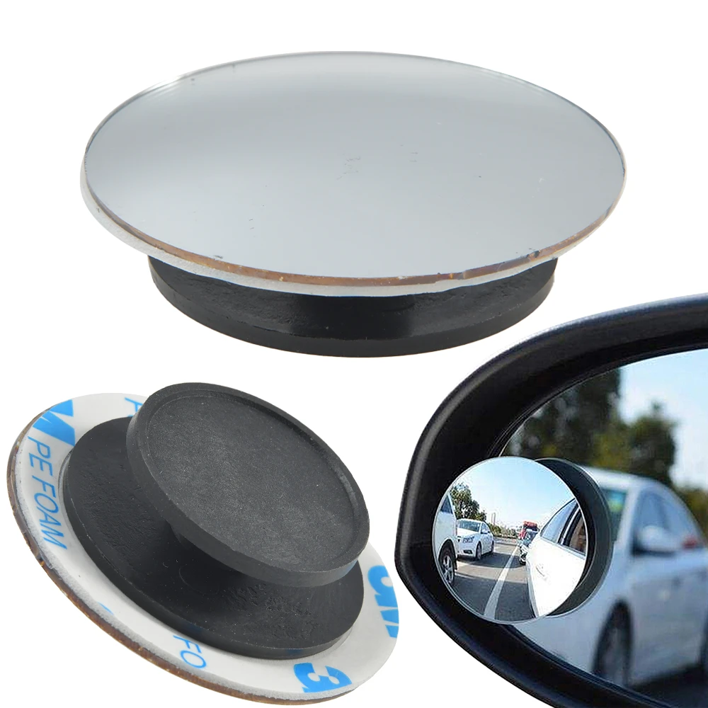 Car 360 Wide Angle Round Convex Mirror Car Vehicle Side Blindspot Blind Spot Mirror Wide Rear View Mirror Small Round Mirror