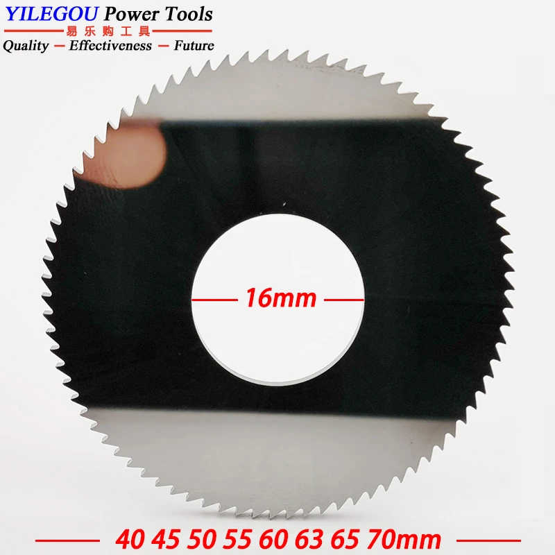 60mm Tungsten Steel Milling Cutter, 60x16mm Solid Carbide Alloy Circular Saw Blades Cutting stainless Steel. Thickness 0.2-6mm