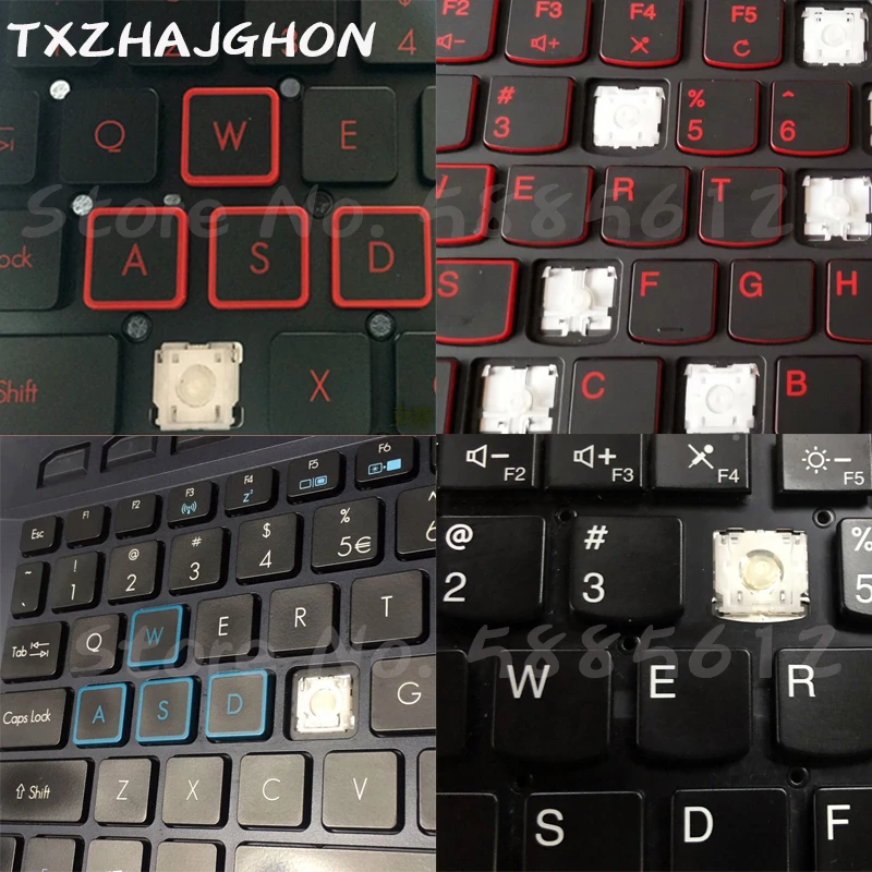Replacement Keycap Key Cap&Scissor Clip&Hinge For Samsung Acer Dell Asus Lenovo Toshiba HP HUAWEI XIAOMI MSI Gateway Keyboard