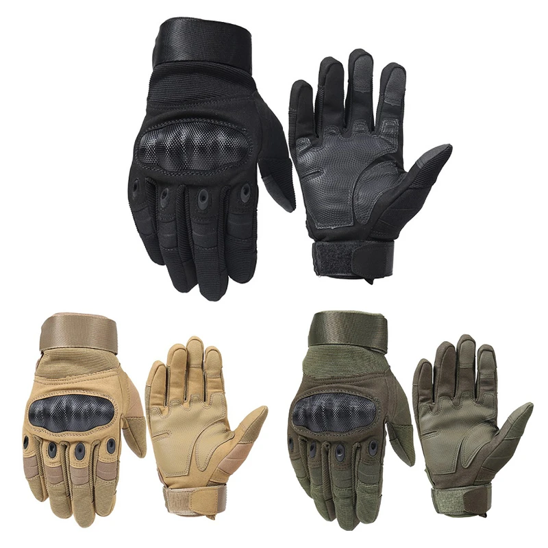1 Pair Motorcycle Gloves Breathable Unisex Full Finger Glove Fashionable Outdoor Racing Sport Glove Motocross Protective Gloves