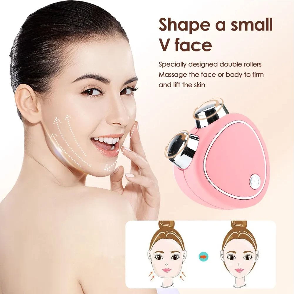 EMS Massager Microcurrent Face Lift Machine Roller Tightening Beauty Remover Charging Rejuvenation Skin E1F4