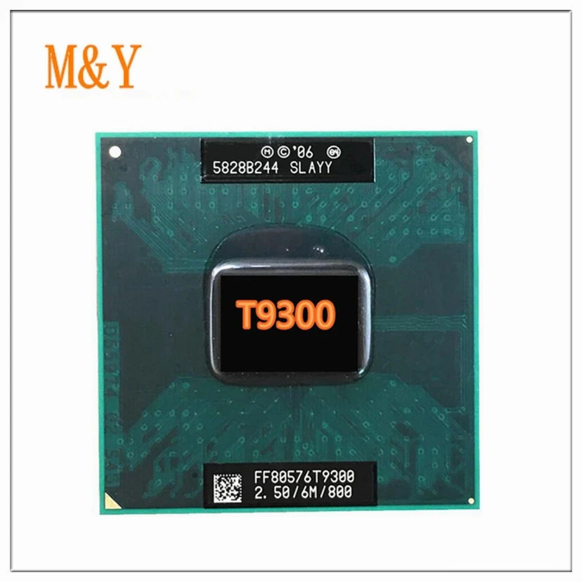 Free Shipping CPU laptop Core 2 Duo T9300 CPU 6M Cache/2.5GHz/800/Dual-Core Socket 479Laptop processor for GM45 PM45