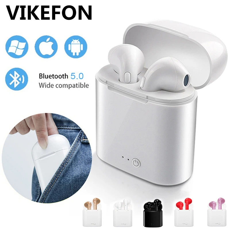 i7s TWS Wireless Headphone Bluetooth 5.0 Earphones Sports Earbuds Headset With Mic Charging Box For iPhone Xiaomi Lg &All Phones