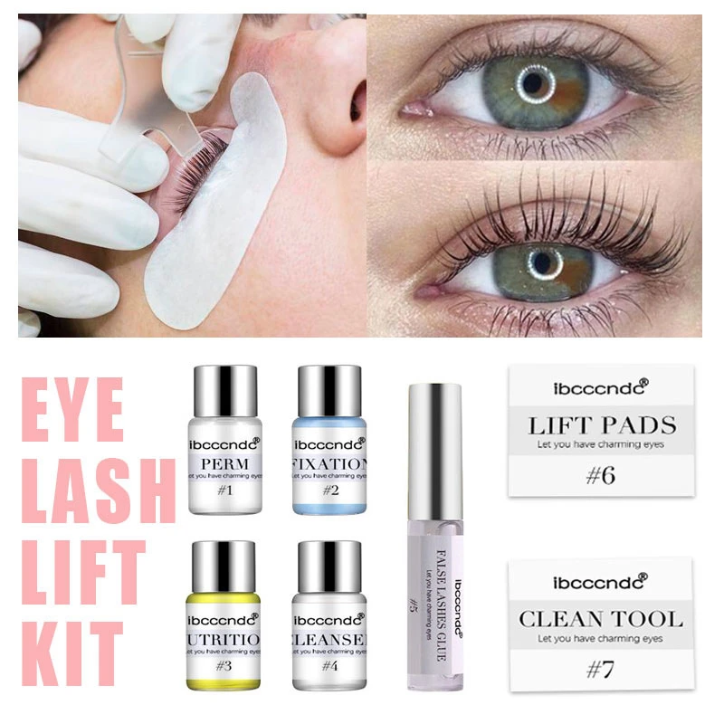 Professional Lash Lift Kit Eyelash Perming Kit for Eyelash Perm with Rods Glue Dropshipping Salon Home Use Lash Lifting Tools