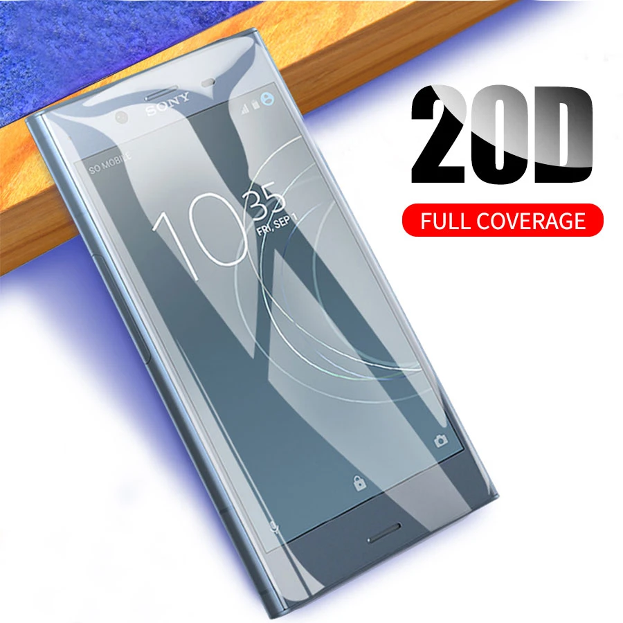 3D Curved Full Cover Screen Protector Tempered Glass For Sony Xperia 1 XA XA1 XA2 XA3 Ultra 10 Plus XC XZ1 XZ2 X XZ XZ3 XZ4 XZ5
