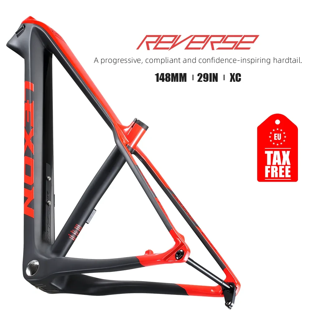 2021 Carbon Frame  29er Lexon Frame  Mountain Bike Frame  148*12mm Thru Axle  15/17/19inch BSA