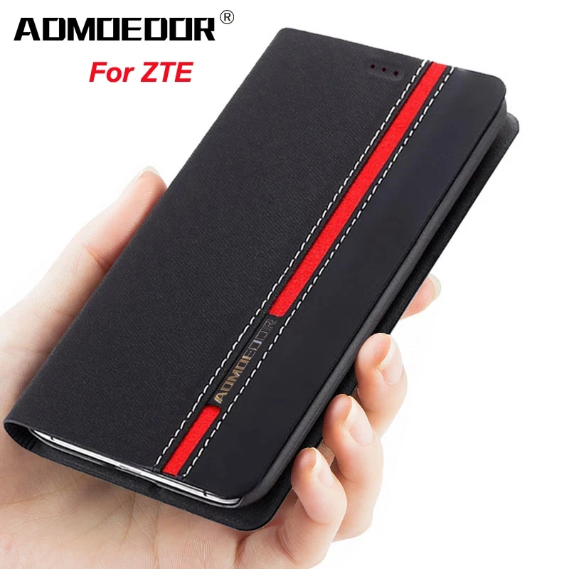 case For zte blade v8 v10 v9 vita a5 a7 2019 A610 20 smart 2020 nubia m2 lite axon 7 Z11 z17 mini s v18 Leather Case Flip Cover