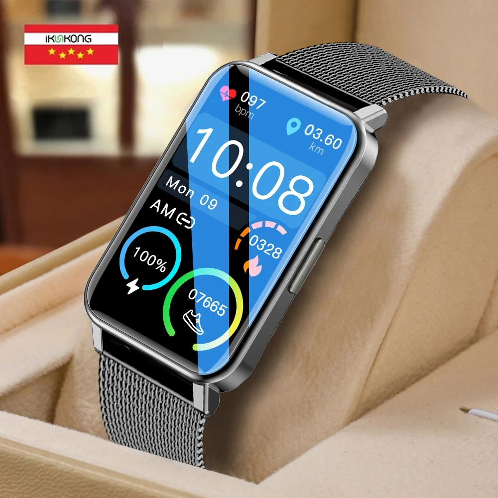 2021 New Sports Smart Watch Men Women 1.57-inch Full Touch Fitness Tracker IP68 Waterproof Smartwatch For Huawei Xiaomi Phone