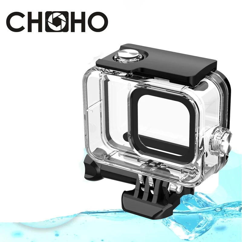 For Gopro 8 Waterproof Housing Case Diving 60M Cover Protective Shell Underwater Box For Go pro Hero 8 Black Camera Accessories