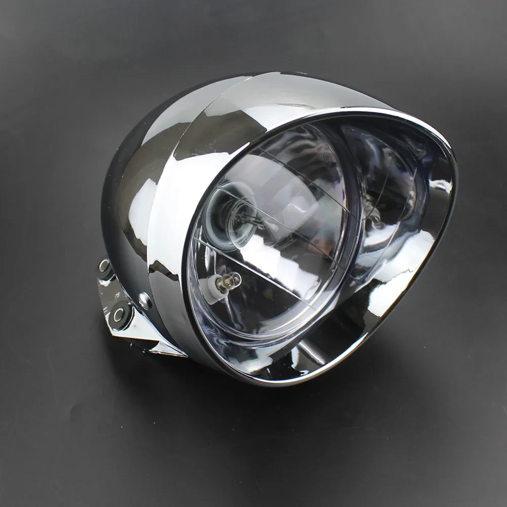 35W Motorcycle Custom Low High Beam Headlight For Harley Dyna Road King Softail CBR600RR YZF-R1 R6 V Star ZX Ninja C90