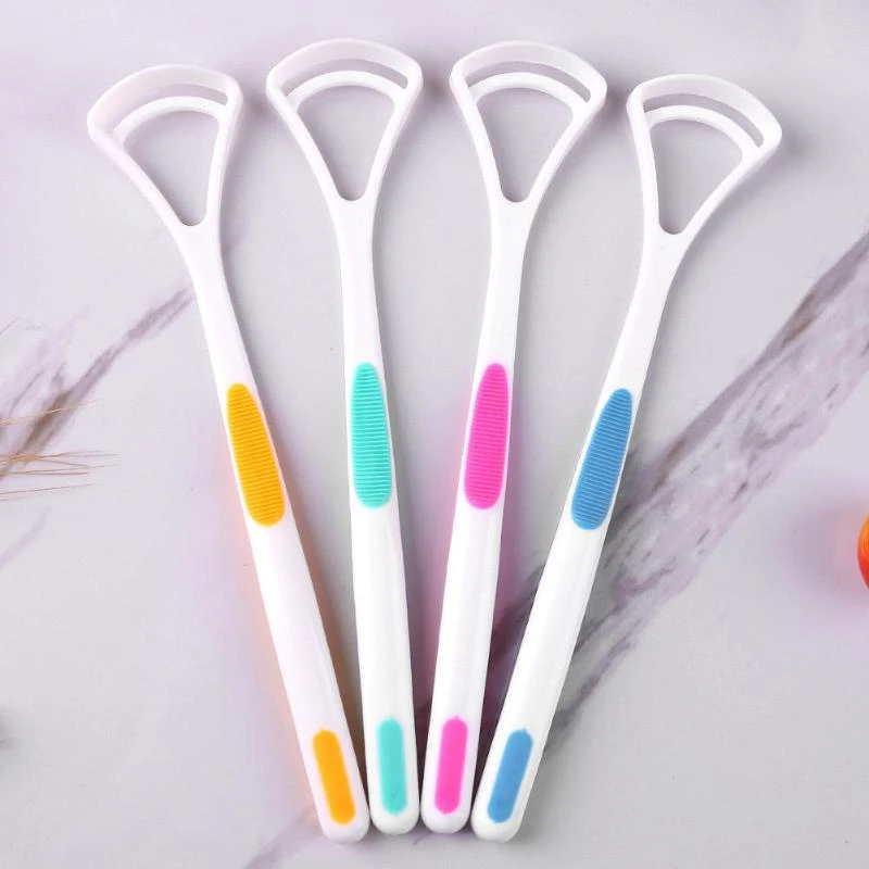 1PC Tongue Brush Tongue Scraper Cleaner Dental Oral Care Tongue Brush Tongue Cleaning Tools Dental Oral Care