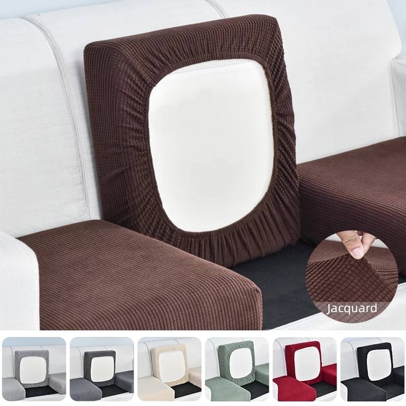 Polar Fleece Sofa Seat Cushion Cover Elastic Sofa Covers for Living Room Pet Kids Mat Chair Cover Furniture Protector 8 Sizes