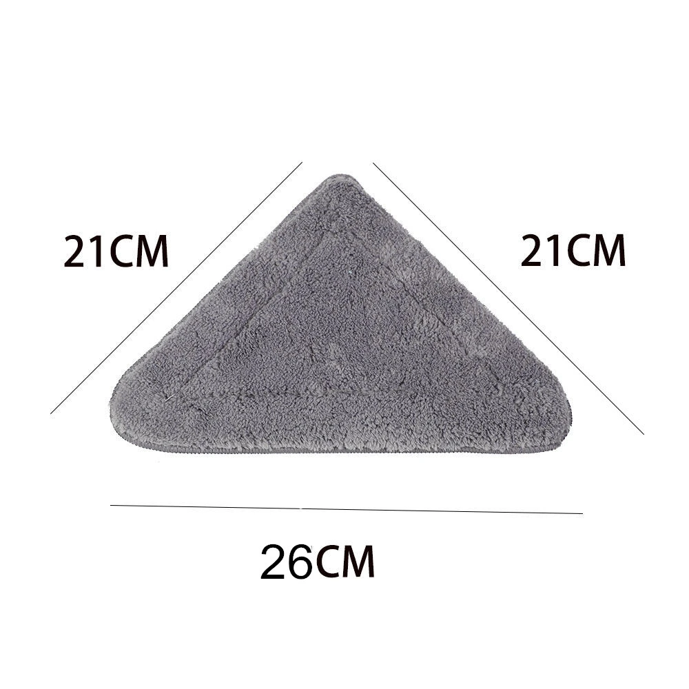 3/5pcs Chenille Triangle Cloth Dust Mop Replacement Head Pads Sweeping Clean Tool Glass for Wash Floors Rags Lightning Offers