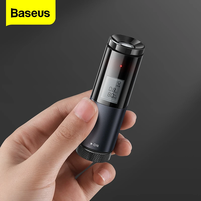 Baseus Automatic Alcohol Tester Professional Breath Tester LED Display Portable USB Rechargeable Breathalyzer Alcohol Test Tools