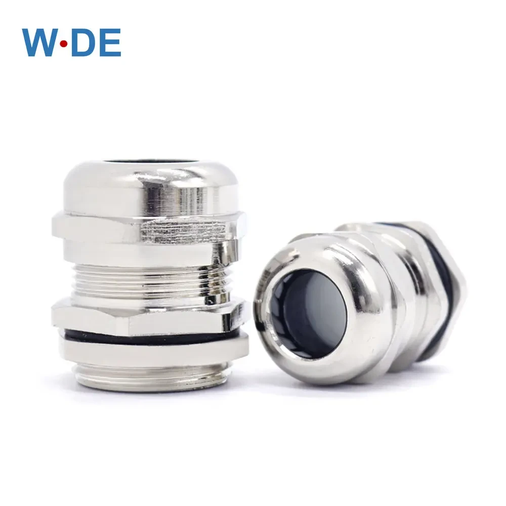 Waterproof Cable Gland IP68 Nickel Plated Brass 1/4