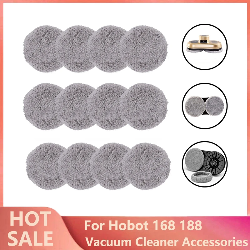 24pcs/lot robot vacuum cleaner wet mop hobot168 188 window clean mop cloth weeper Vacuum Cleaner Parts