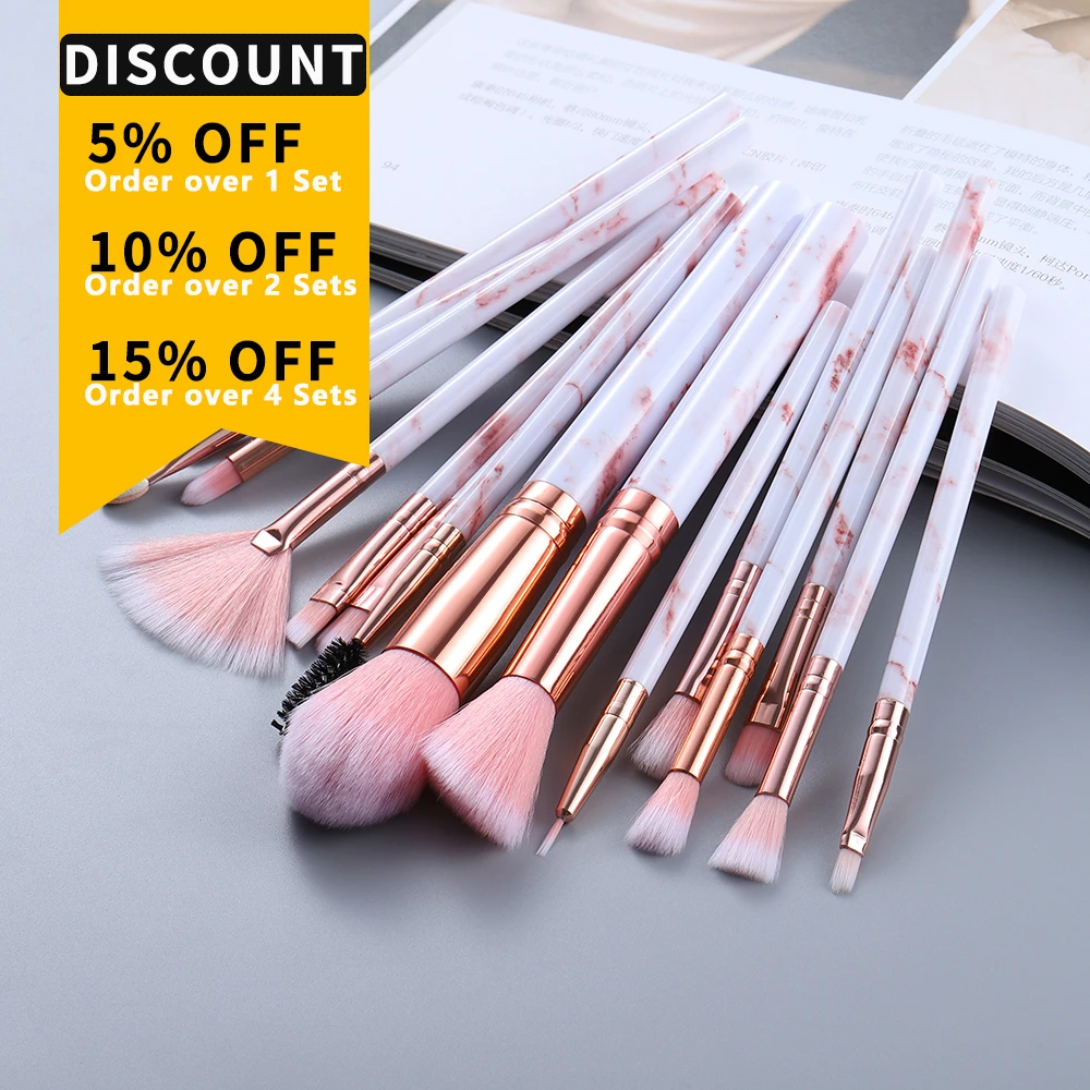 FLD 10/5Pcs Makeup Brushes Set Cosmetic Powder Eye Shadow Foundation Blush Blending Beauty Make Up of Brochas Maquillaje KIT