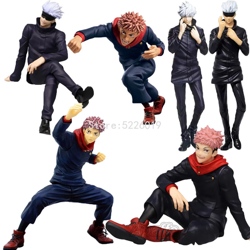 5 Styles Anime Jujutsu Kaisen Figure Itadori Yuji Action Figure Gojo Satoru Fushiguro Megumi Kugisaki Nobara Figurine Model Toys