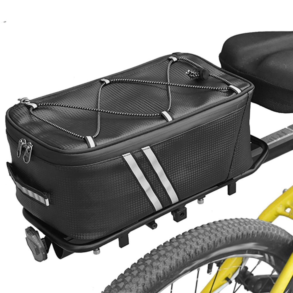 Bike Trunk Bag 7L Bicycle Bag Water Resistant Bike Rack Bag with Waterproof Rain Cover bycicle bag