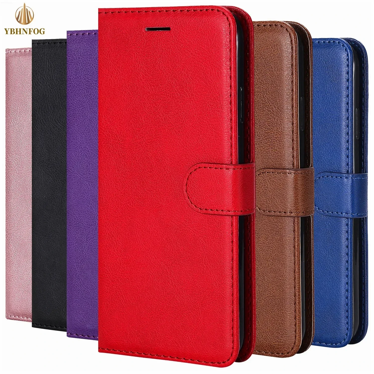 Luxury Simplicity Leather Wallet Case For LG K4 K7 K8 2017 K10 2018 Flip Cover For LG XPower LG Q6 G7 ThinQ V20 V30 Stand Bag