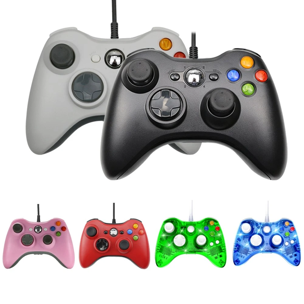 USB Wired Controller Joypad For Microsoft System PC Windows Gamepad For PC Win 7 / 8/10 Joystick for Xbox 360 Joypad