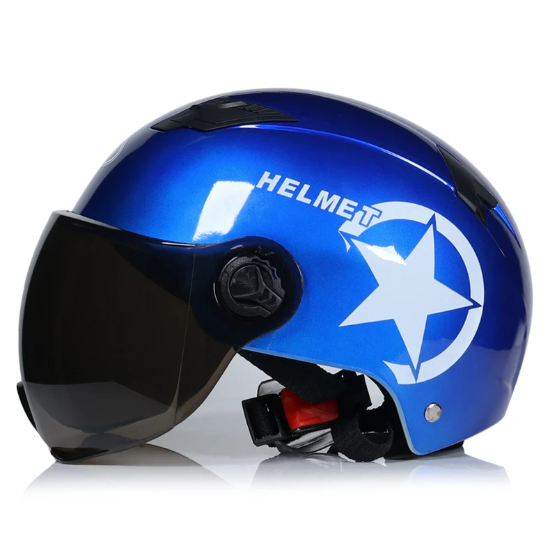 Motorcycle Helmet Scooter Bike Open Face Half Baseball Cap Anti-UV Safety Hard Hat Motocross Helmet Multiple Color Protect