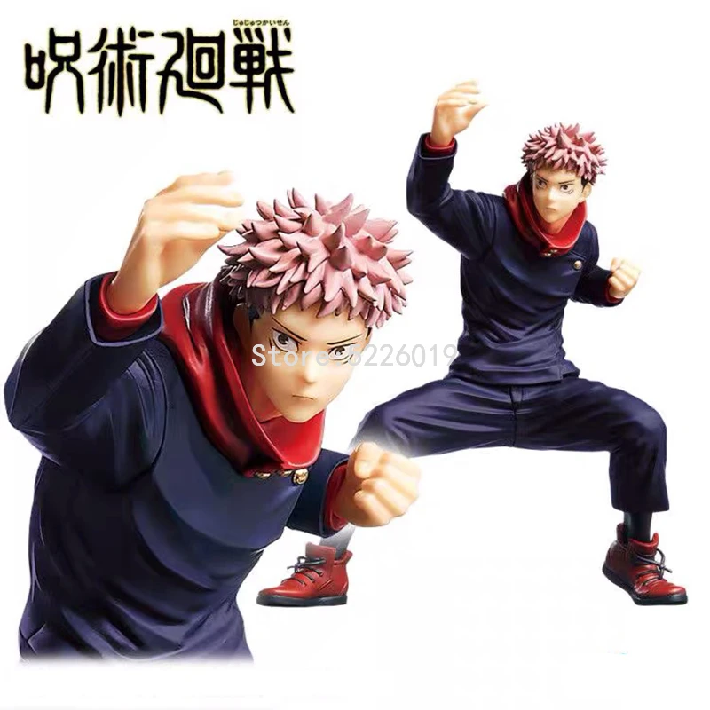 19cm Anime Jujutsu Kaisen Figure Itadori Yuji Action Figure Gojo Satoru Fushiguro Megumi Kugisaki Nobara Figurine Model Doll Toy