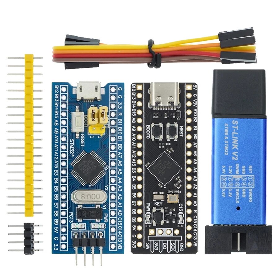 ST-LINK V2 Simulator Download Programmer Original STM32F103C8T6 ARM STM32 Minimum System Development Board STM32F401 STM32F411