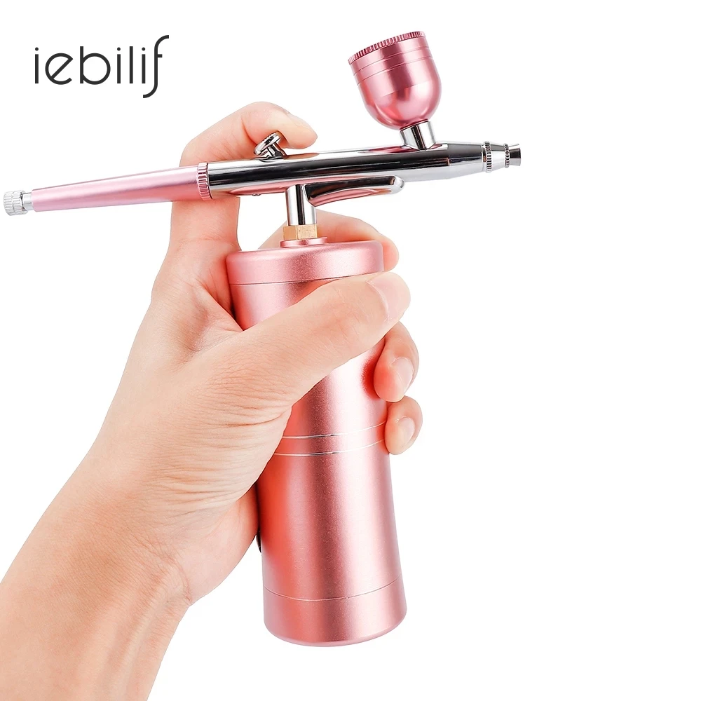 Protable Single Action 0.4mm Nozzle Airbrush Kit Compressor Air Brush Paint Spray Gun For Nail Art Desgin Tattoo Cake Air-brush