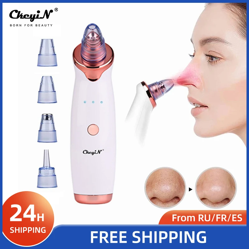 3 Levels Usb Rechargeable Suction Blackhead Remover Electric Pore Cleaneracne Remover Black Spots Removal Face Deep Cleaning
