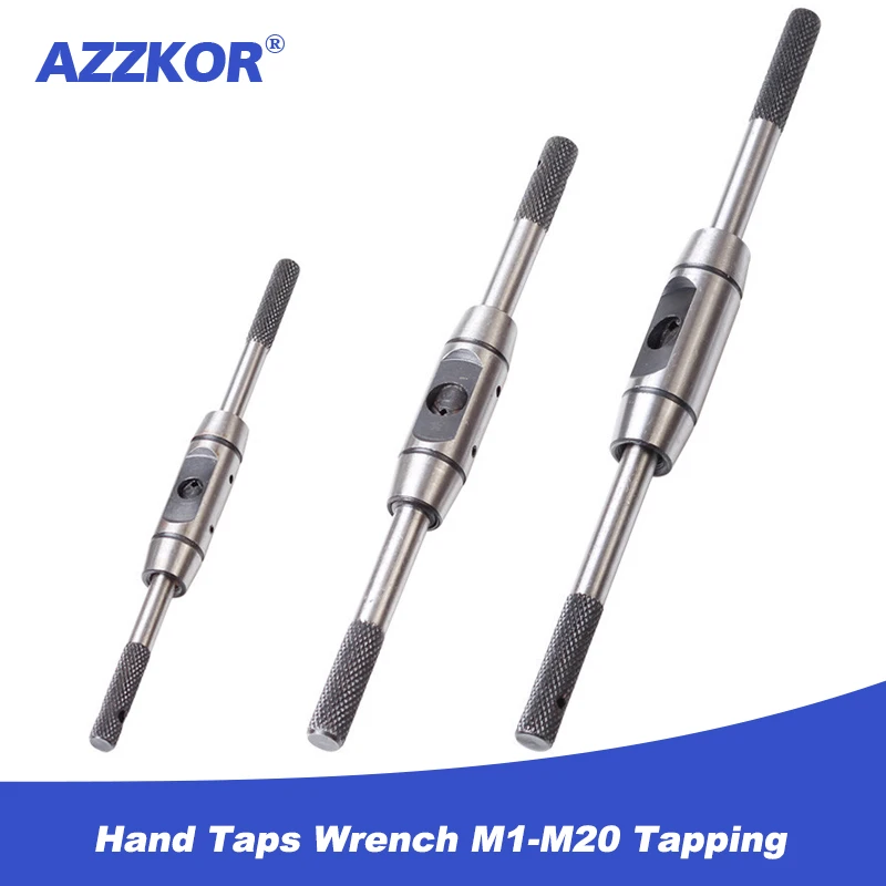 Hand Taps Wrench M1-M20 Tapping Winch All Hard Steel High Quality Superhard Tool Round Taper Hinge Spanner Machining Hardware