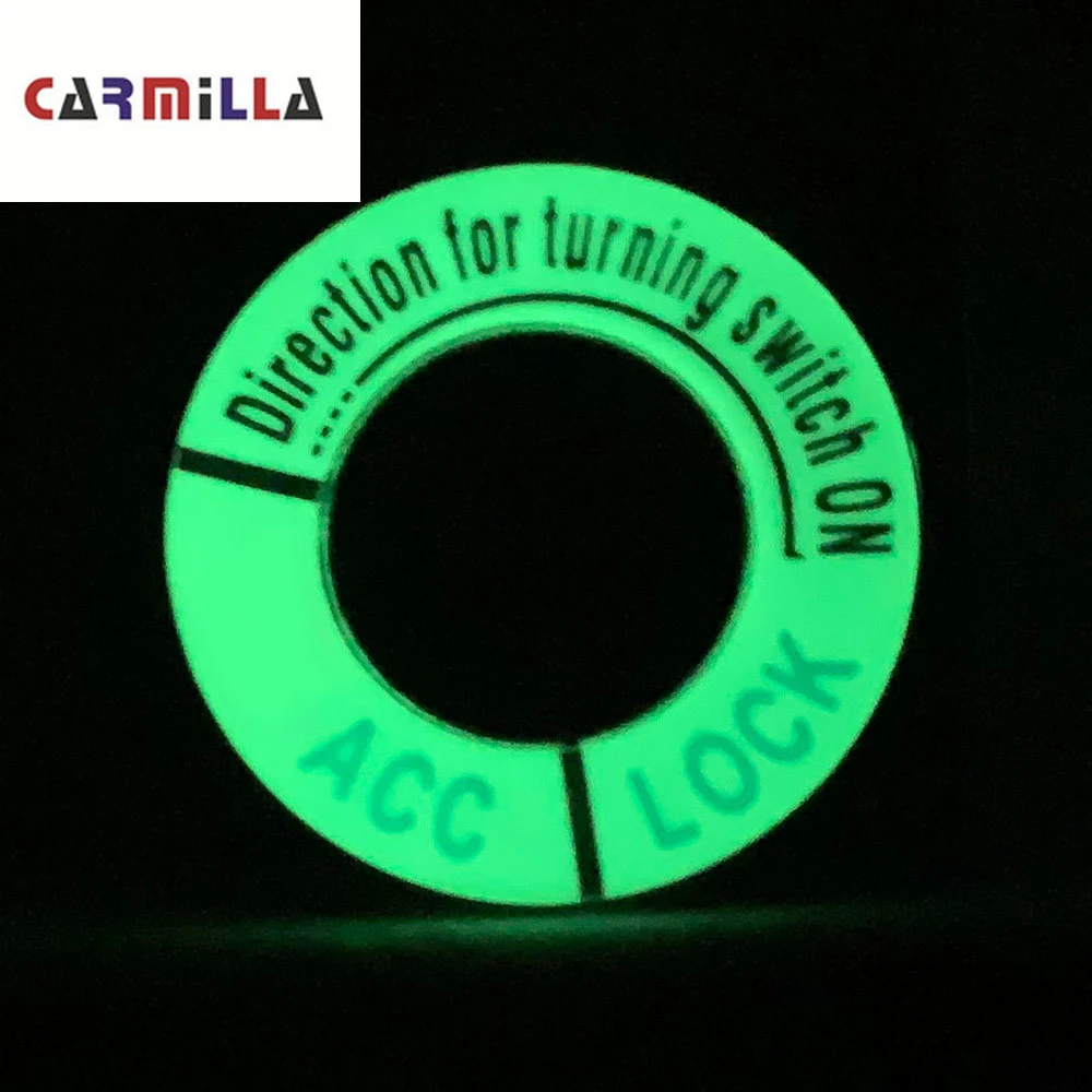 Carmilla Car Ignition Key Hole Switch Ring Cover Trim Sticker for Peugeot 207 2008 208 307 308 3008 for Citroen C4 Accessories