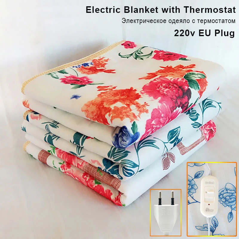 Electric Blanket with Thermostat Thicker Heater Double Body Warmer Heated Blanket Electric Heating Blanket Electric Heating Mat