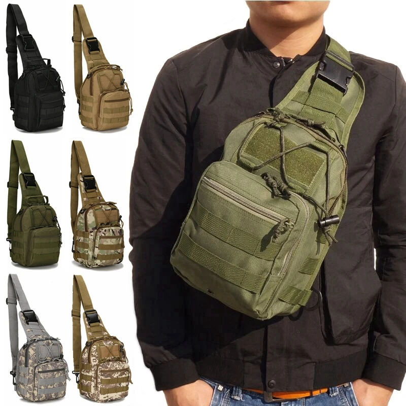 Military Tactical Molle Bag Outdoor Sport Army Airsoft Shoulder Bag Pack Travel Trekking Fishing Hiking Hunting Camping Backpack