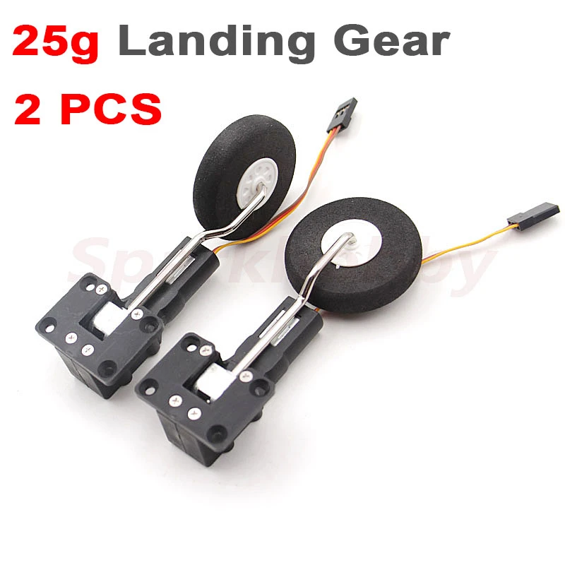 2PCS Sparkhobby2kg 25g Retractable Landing Gear Digital Servoless Metal Electronic for RC Fixed-wing KTK SU27 KT Board Aircraft