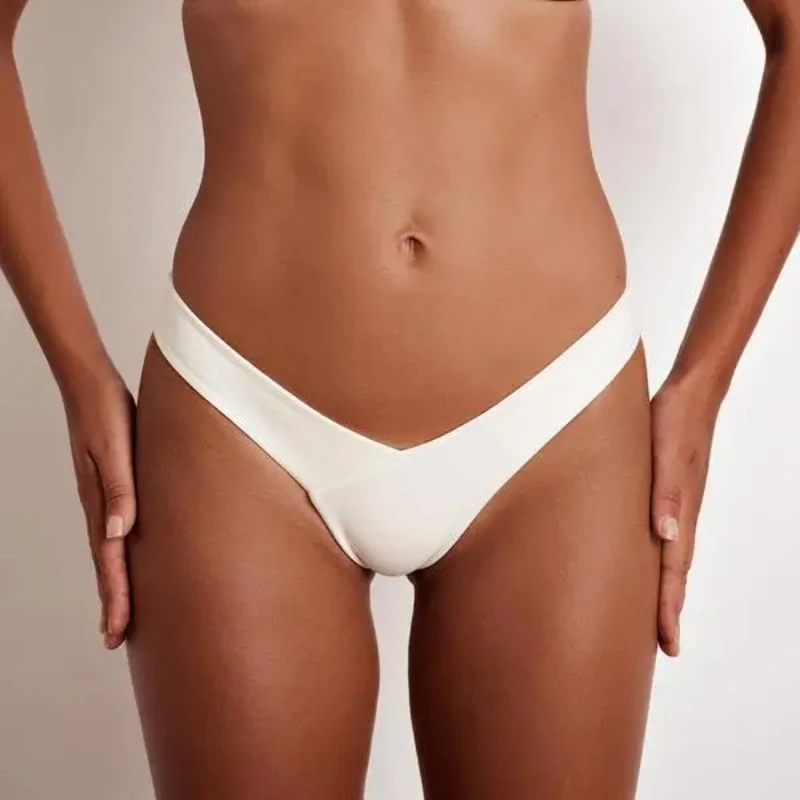 TOKITIND 2021 Cheeky Bottom Sexy Brazilian Mini Thong V Shape G-String Bikini Beach Underwear Swimwear Briefs Swimsuit Panties
