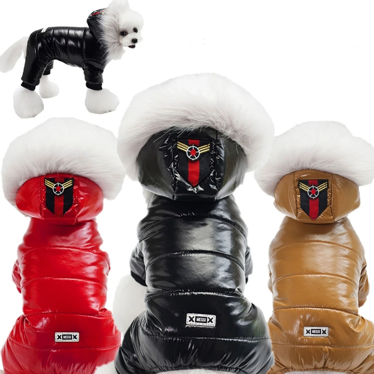 Pet Dog Winter Clothes Waterproof Dog Coat Jacket  Small Dog Warm Costume Apparel for Chihuahua french bulldog