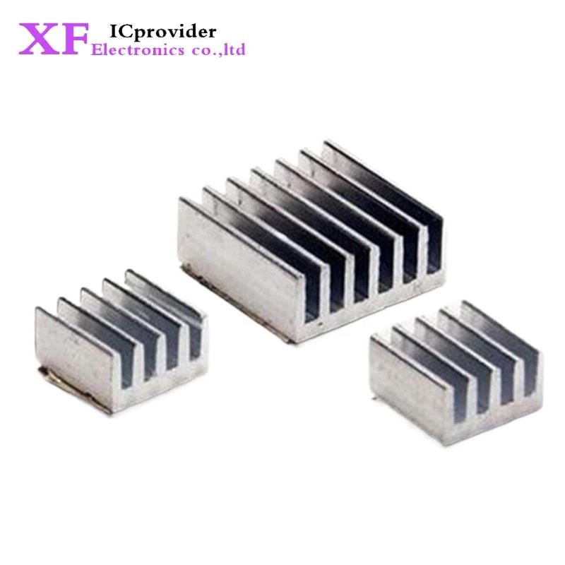 3pcs + Adhesive Raspberry Pi Heatsink Cooler Pure Aluminum Heat Sink Set Kit Radiator For Cooling Raspberry Pi 2 B