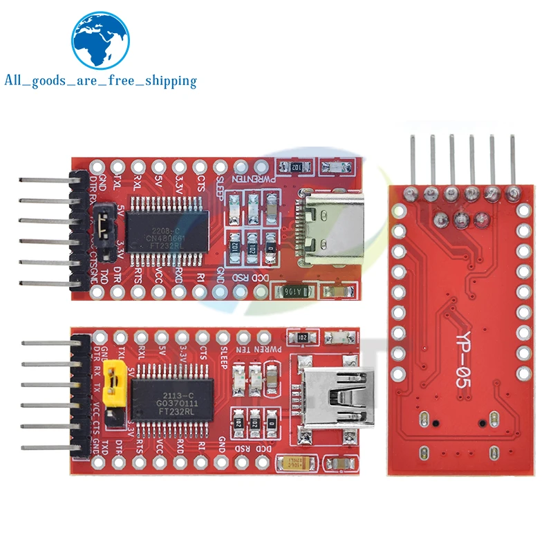 FT232RL FTDI USB 3.3V 5.5V to TTL Serial Adapter Module forArduin Mini Port.Buy a good quality!Please choose me