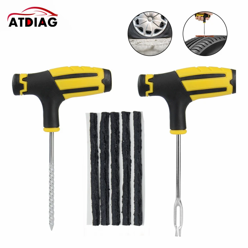 Car Tire Repair Kit Car Bike Auto Tubeless Tire Tyre Puncture Plug Repair Tool Kit Tool