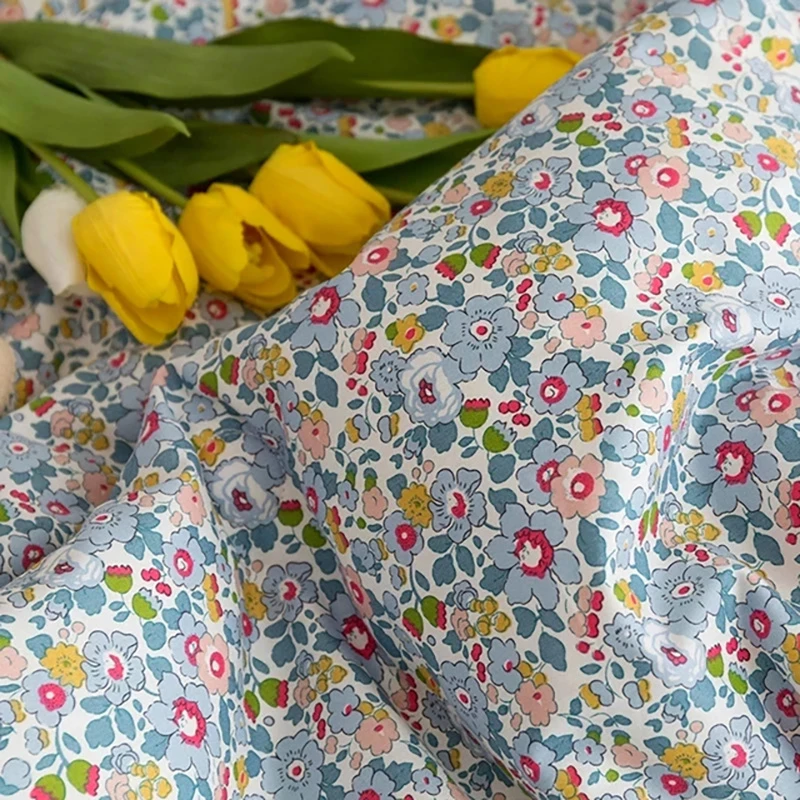 150x100cm Spring Summer Cotton Super Dense Poplin Sewing Fabric Making Women's Wear Dress DIY Children Clothing Clothes Cloth