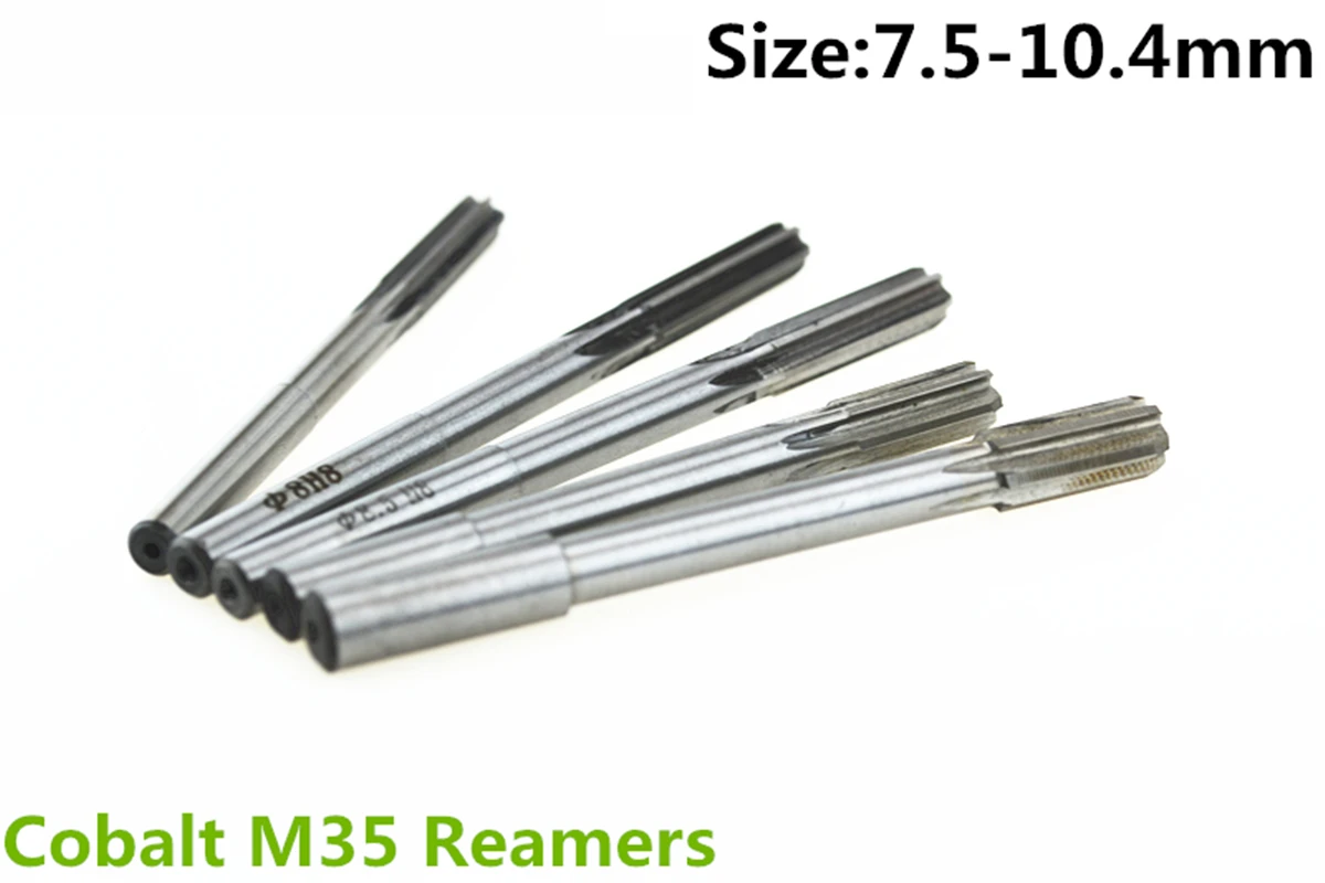Jrealmer 7.5-10.4mm H8 Chucking Cobalt M35 Reamers You can chose size you want