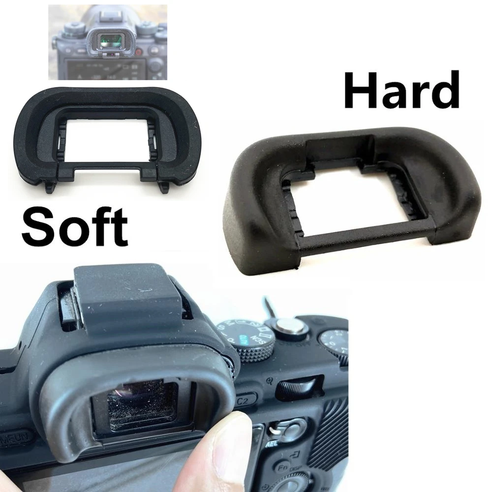 Soft / Hard Viewfinder Eyecup Eye Cup Eyepiece replace FDA-EP16 FDA-EP18 EP16 EP18 for Sony A7 A7S A7R II III IV A9 ILCE-7RM4 M3