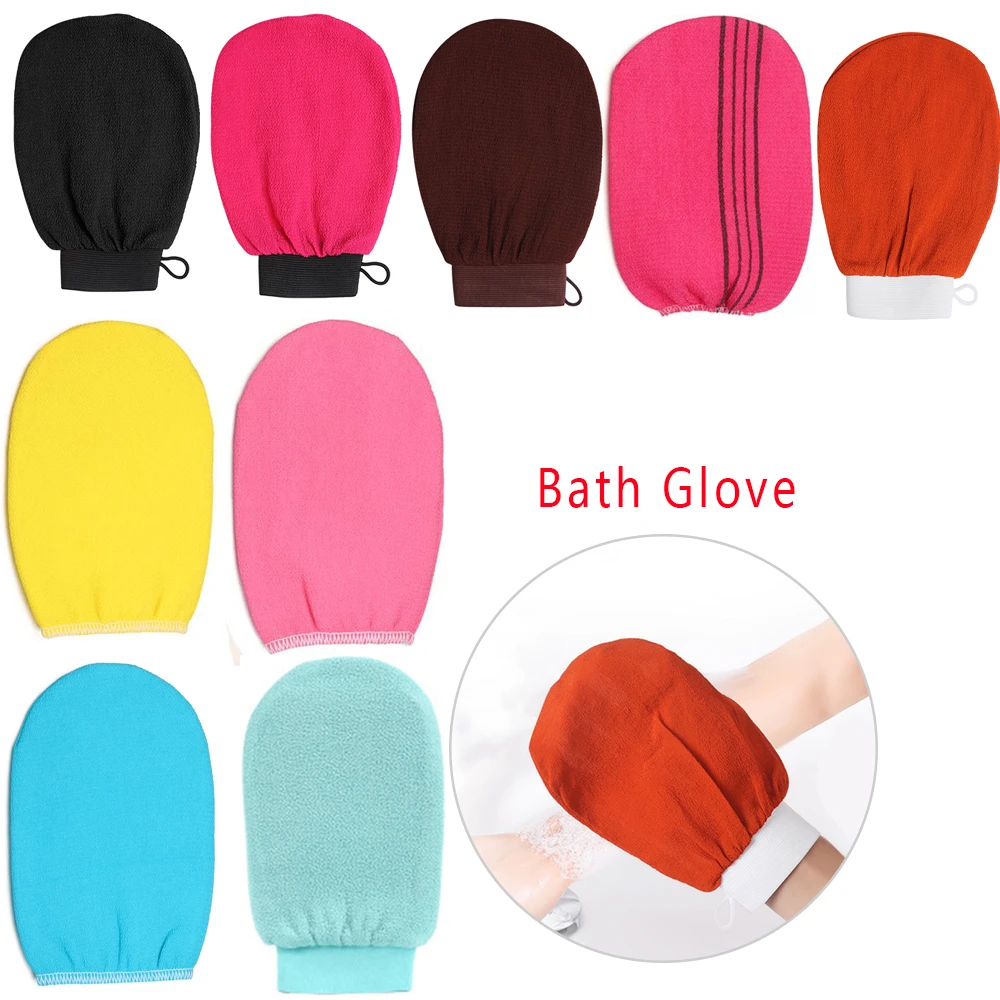 Hammam Shower Bath Scrub Glove Exfoliating Body Scrub Facial Tan Massage Mitt Removal Kessa Exfoliate Peeling Glove Towel